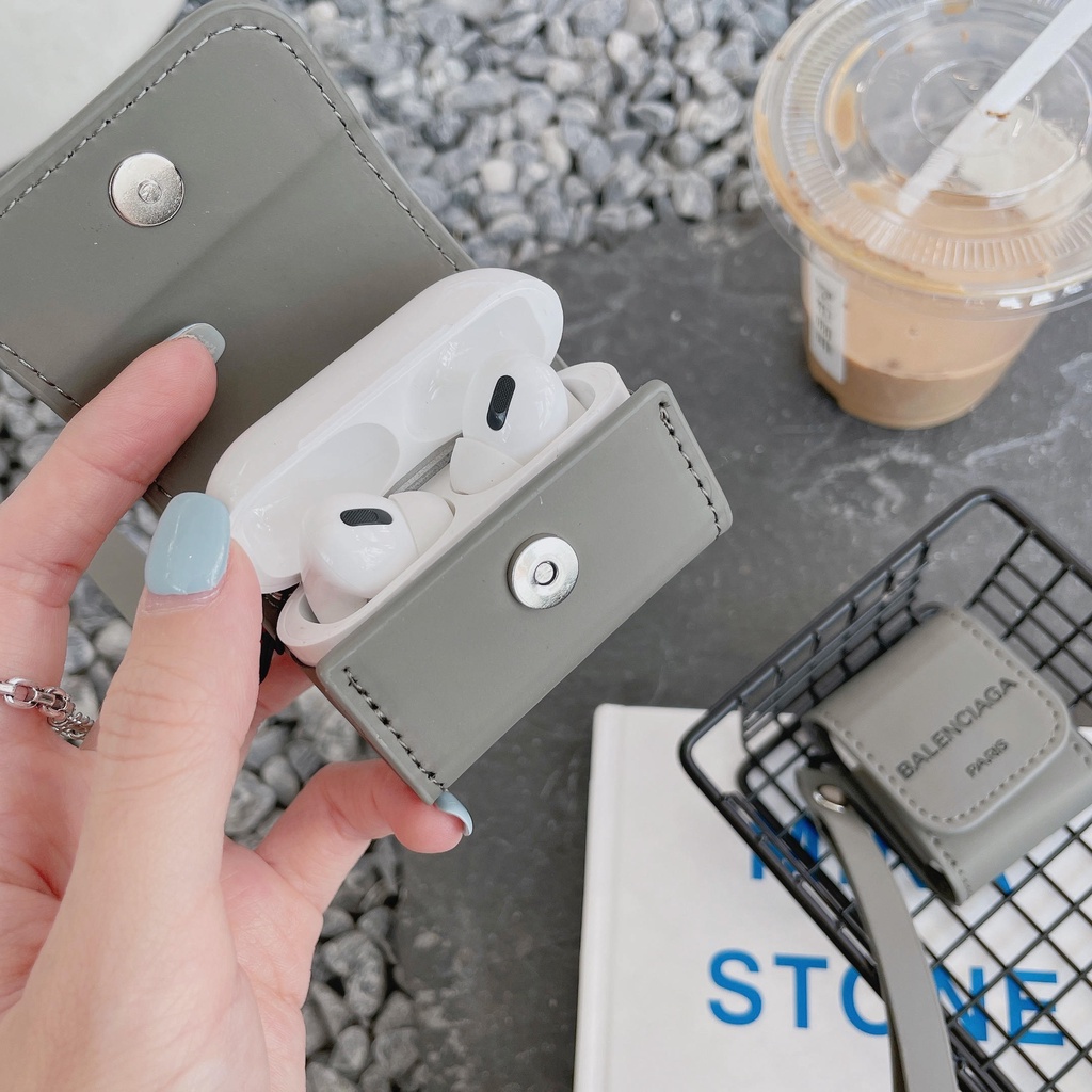 Balenciaga Vỏ Bảo Vệ Hộp Sạc Tai Nghe AirPods3 / 2021 / 3 / 2 Ốp