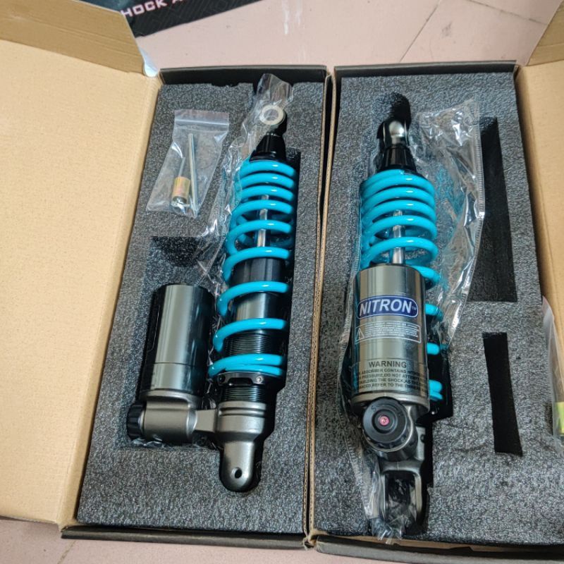 Phuộc nitron bình dầu gắng vario,mio,luvias,vision mới,shmode,Janus