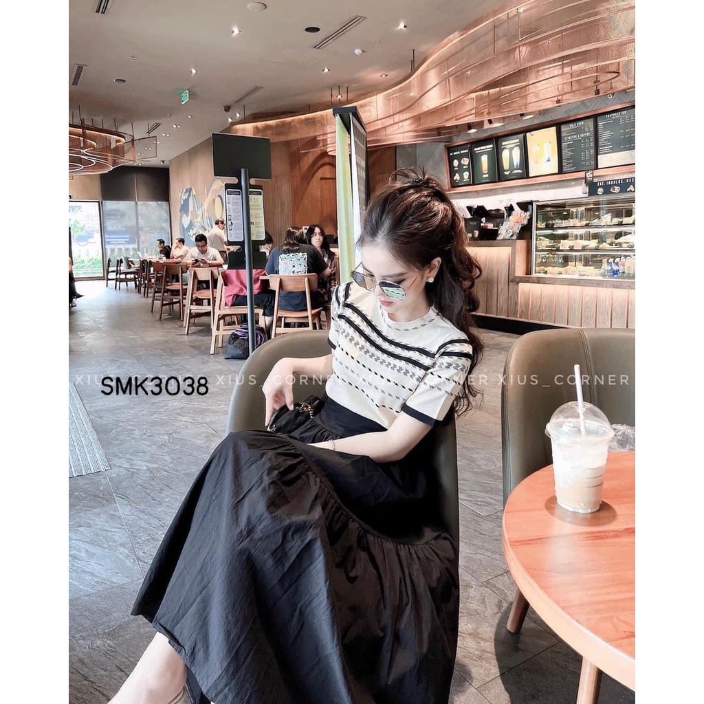 SMK3038 - ÁO LEN MON CỘC TAY NỮ