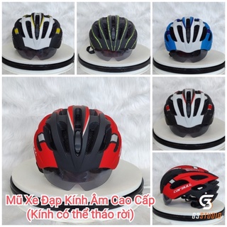 Mũ Bảo Hiểm Xe Đạp Kính Âm Cao Cấp Unisex