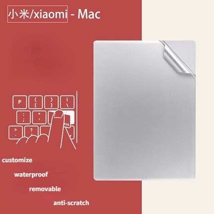 Nhãn dán tự dính Vinly tùy chỉnh Laptop Matte Clear 3 mặt Skin 14 '' 15.6 '' 13 '' Inch Case Xaiomi 