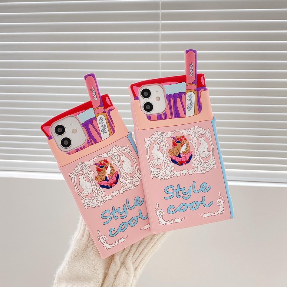 Ốp Điện Thoại Silicon Mềm Hình Cô Gái Cho Iphone 12 pro max 11 pro max xs max xr x 7 8 plus