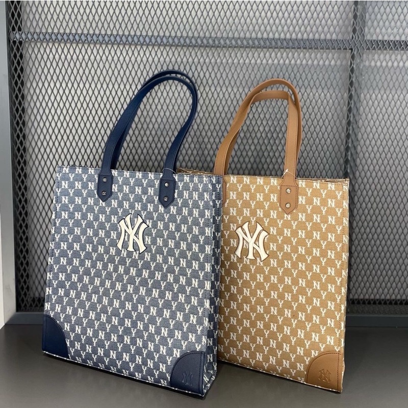 Túi MLB ▫️Chính hãng▫️Túi monogram jacquard shopper bag