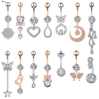 1 Khuyên RốN ĐíNh Đá CZ QuyếN Rũ