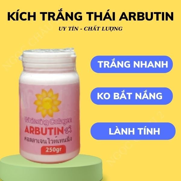 [LOẠI 1] Kem Kích Trắng Body Arbutin, Whitening Collagen Thái Lan