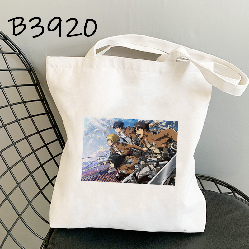 Túi Vải canvas Họa Tiết Hoạt Hình anime Độc Đáo