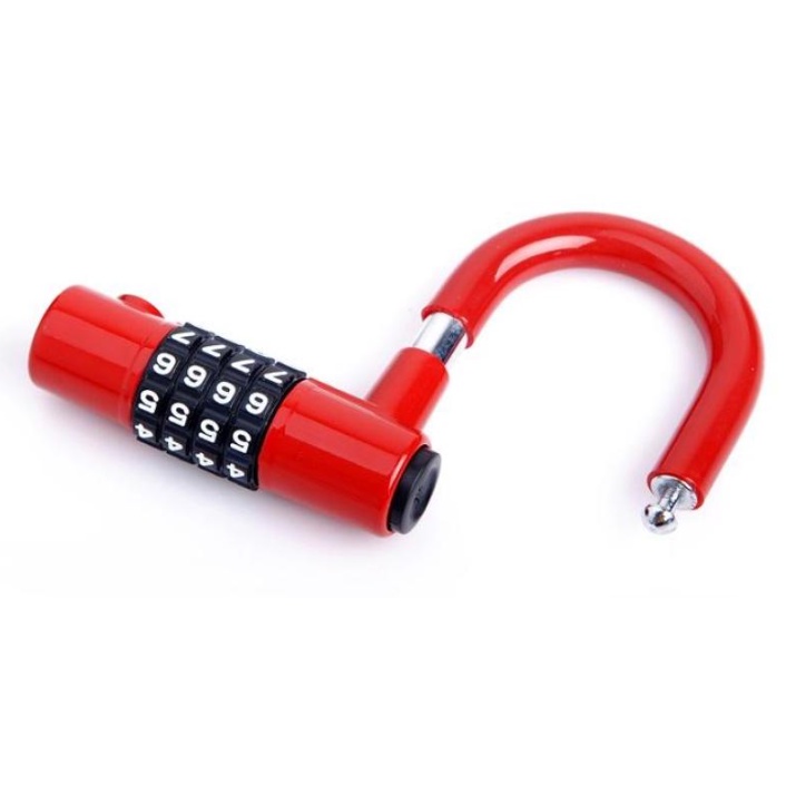Ổ khoá số, khoá 4 số chữ U loại cao cấp, an toàn chống trộm, bảo mật cao, có thể thay đổi mật mã