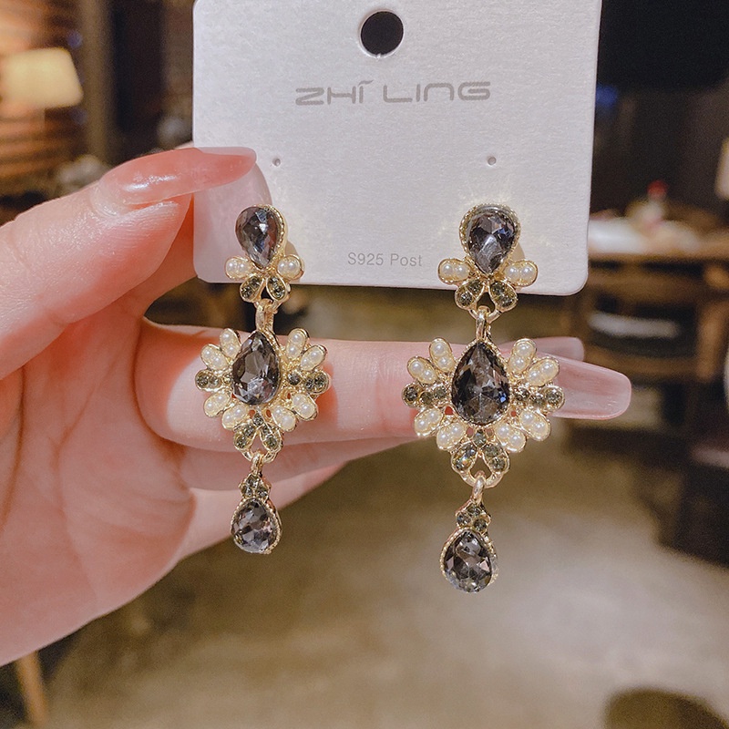 Khuyên Tai Ngọc Trai Trắng Thời Trang Hàn Quốc 2021