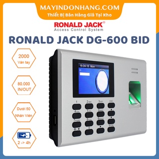 Máy chấm công vân tay Ronald Jack DG 600-BID - PIN lưu điện đến 4h