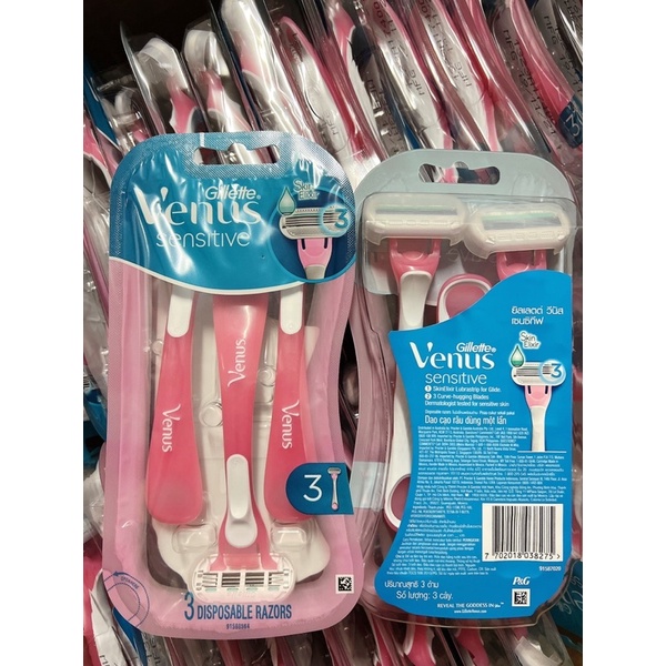 SET 2 DAO CẠO CHO NỮ CÓ ĐẦU BƠ VENUS - Gillette white Tea Venus Spa