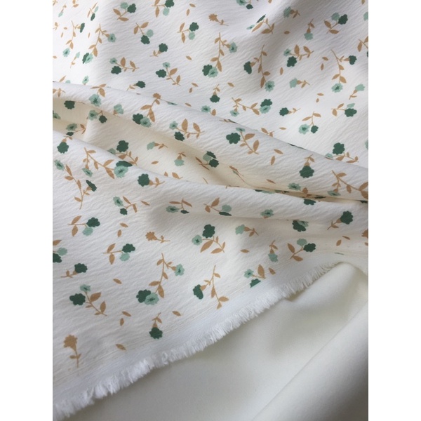 vải tằm xốp dập nhăn