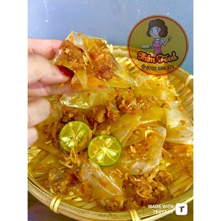 BÁNH TRÁNG PHƠI SƯƠNG SATE HÀNH PHI TÓP MỠ CAY ƠI LÀ CAY