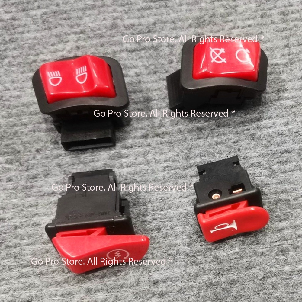 Nút Công Tắc Màu Đỏ Gắng Xe Honda