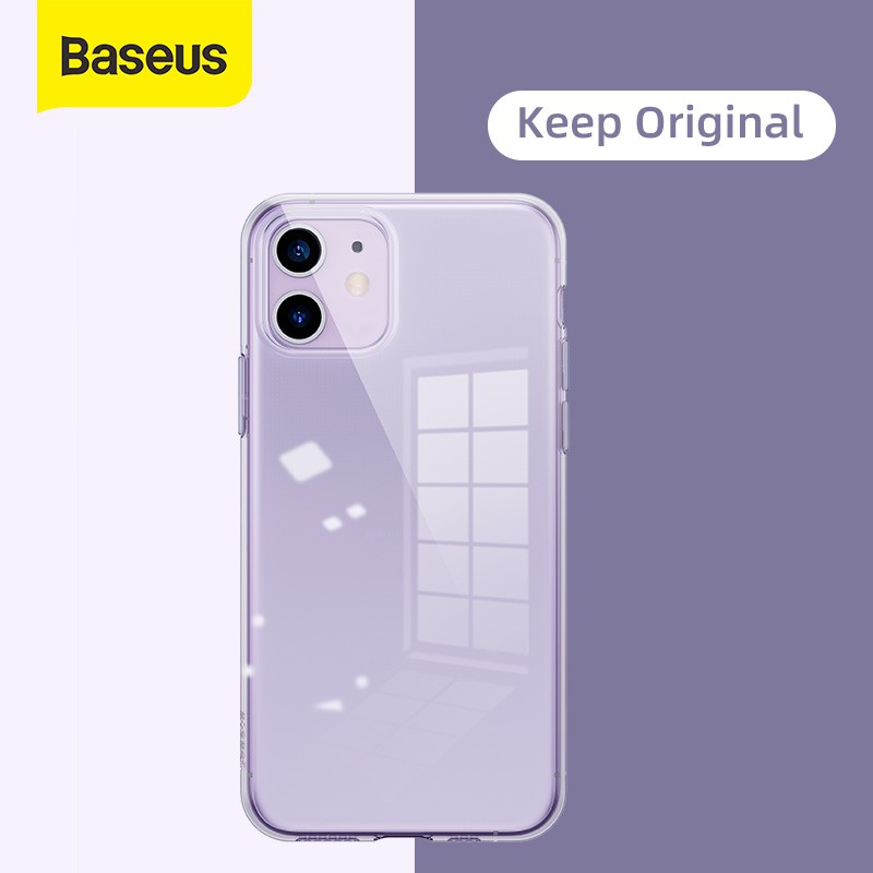 Ốp điện thoại Baseus trong suốt cho Iphone 12 iphone 12Pro Max | BigBuy360 - bigbuy360.vn