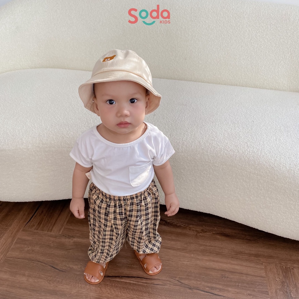 Áo thun cotton cho bé SODA KIDS phong cách Hàn Quốc mềm,mát