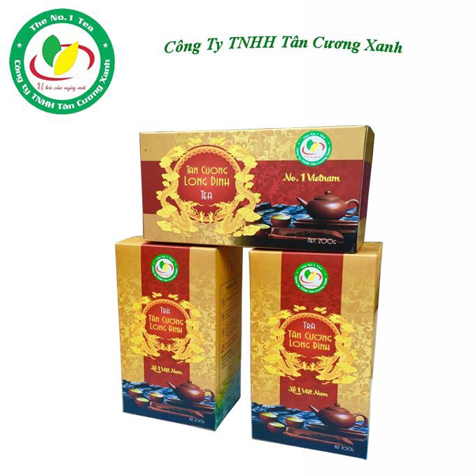 Trà Tân Cương Long Đình 100g / 200gr / 500gr - Chè Thái Nguyên Ngon Móc Câu TÂN CƯƠNG XANH