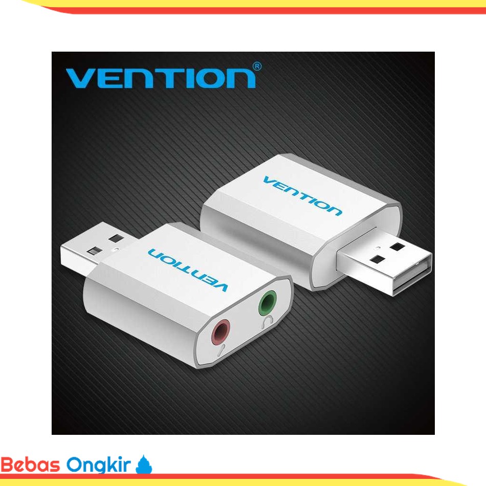 Vention Card Âm Thanh Mở Rộng Cổng Usb Aux 3.5mm & Mic