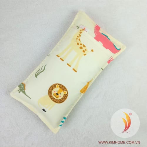 Bộ gối nệm cotton Thắng Lợi chần gòn cho bé 1 tuổi đến 5 tuổi đi nhà trẻ thương hiệu KimHome kích thước 60x120 cm