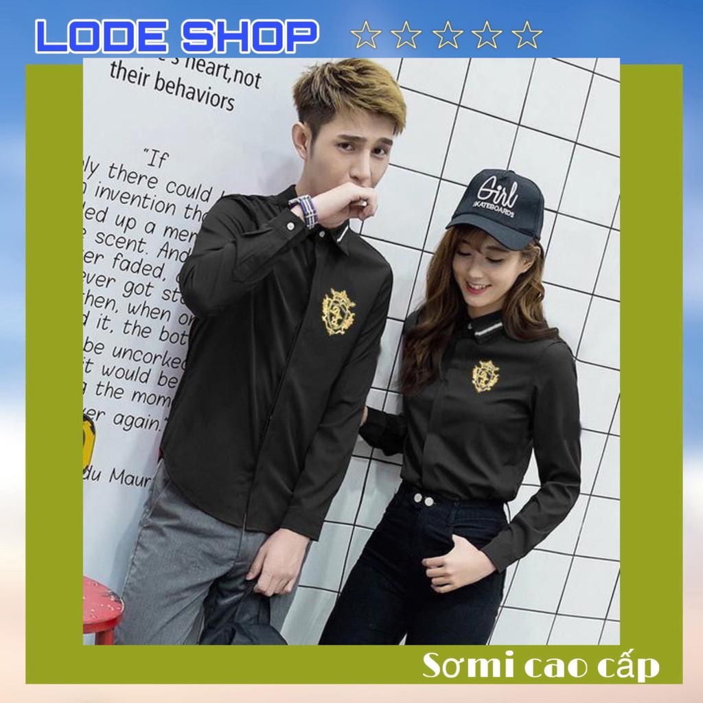 ÁO SƠ MI DÀI TAY CAO CẤP LOGO SANG TRỌNG | BigBuy360 - bigbuy360.vn