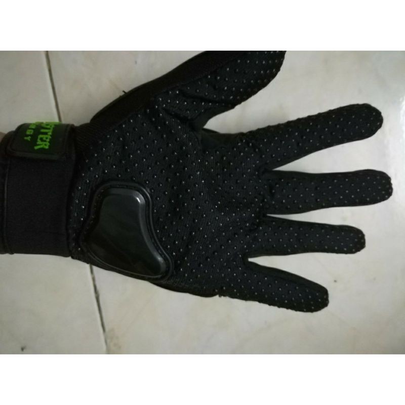 [Free ship] Găng đi xe máy Monter dài ngón. hàng đẹp bảo hộ tốt. bảo vệ bạn trên mọi con đường