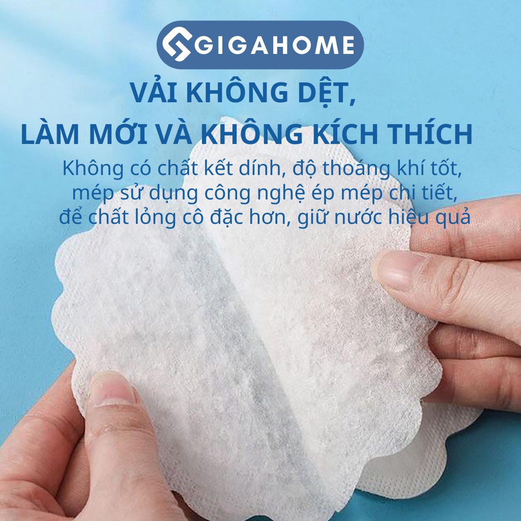 Hộp 40 Miếng Dán Thấm Mồ Hôi Nách GIGAHOME Khử Mùi Và Làm Khô Vùng Nách 7342