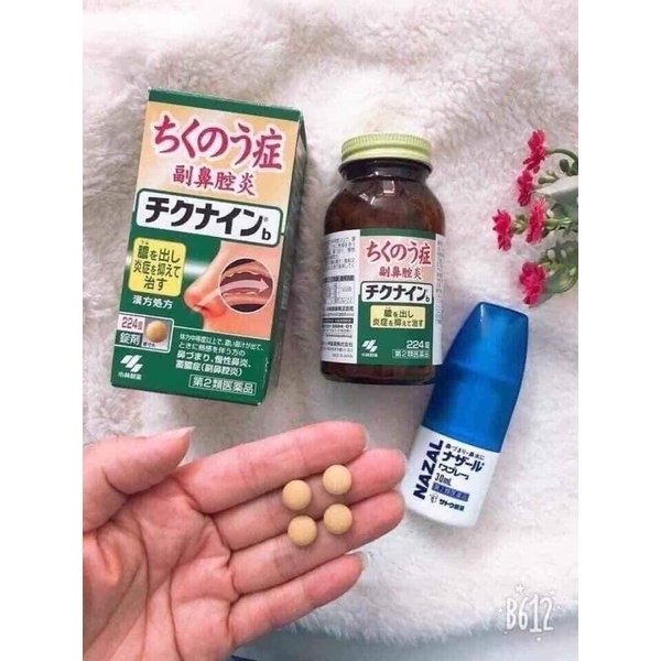 [Hàng_Nhật] Viên uống xoang Nhật bản Kobayashi Chikunain 56/112/224 viên [Hàng_Au]
