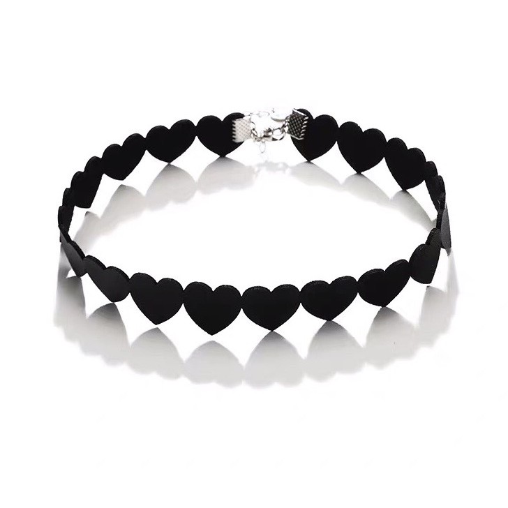 choker trái tim kết vòng cổ choker trái tim