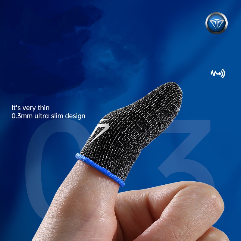 Bộ găng tay chơi game Shezi Sợi Nano Bạc cao cấp cảm ứng - Bao tay chơi game ff siêu nhạy chống mồ hôi chống trượt
