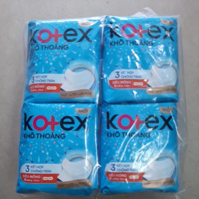 Băng Vệ Sinh Kotex Khô Thoáng- gói 8 miếng