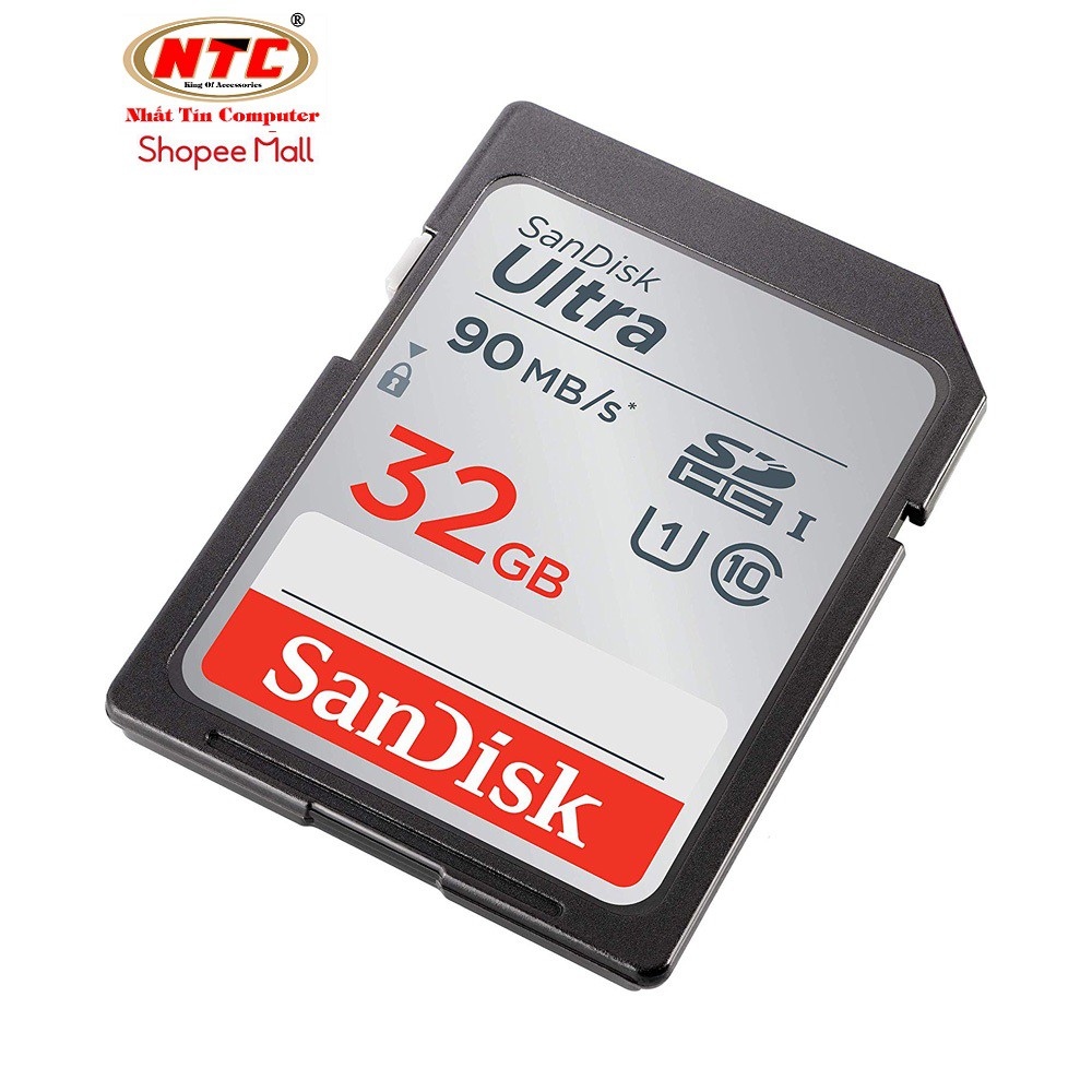 Thẻ nhớ SDXC SanDisk Ultra 600x 32GB UHS-I 90MB/s (Xám)