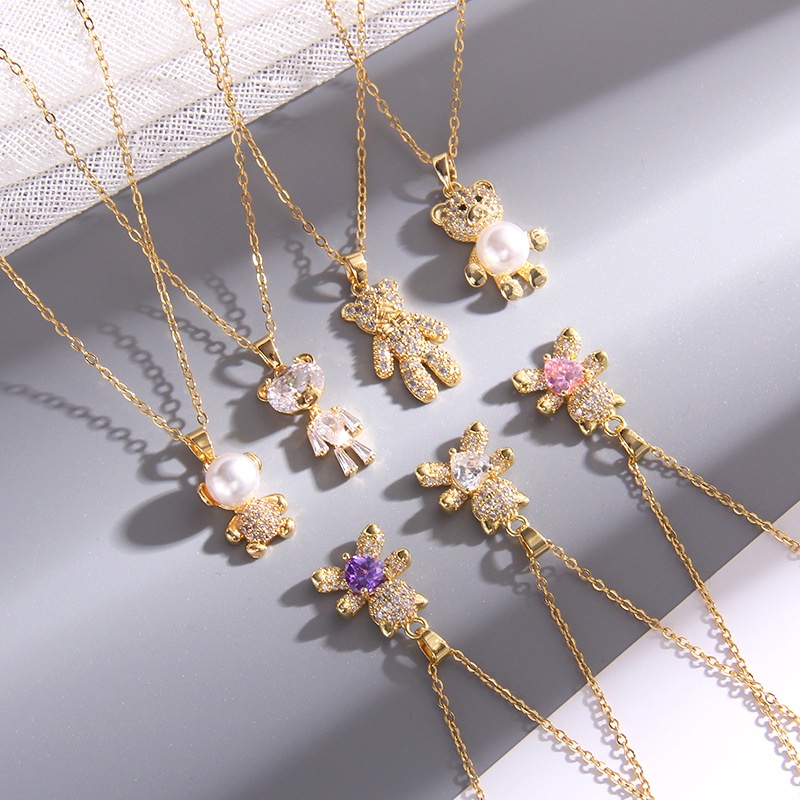 Vòng cổ Thép Titan Đính Ngọc Trai Sang Trọng Cho Nữ