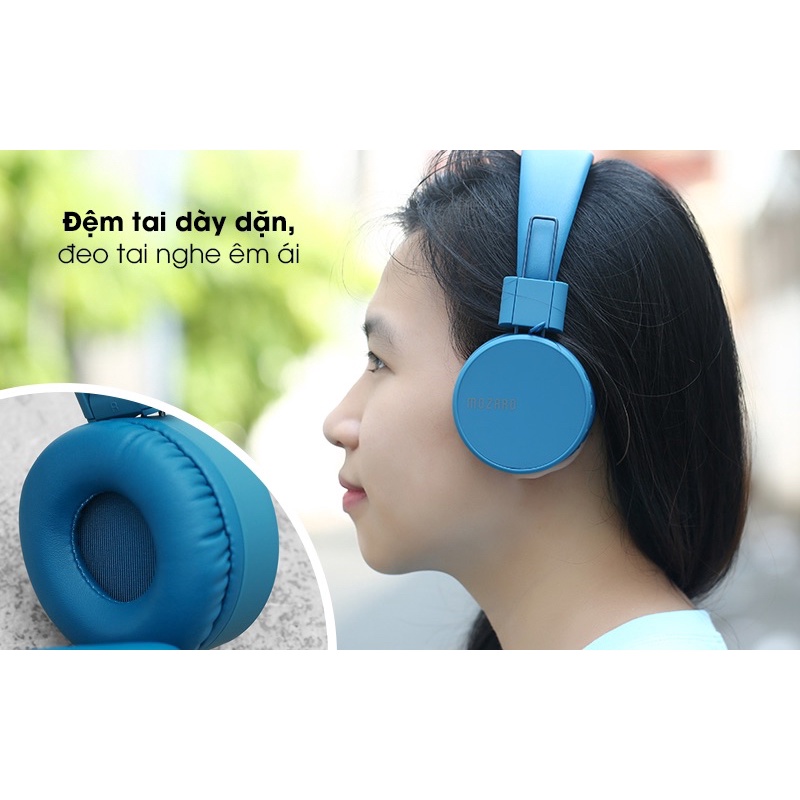 Tai nghe Bluetooth Mozard K8 Xanh Bảo hành 12 tháng