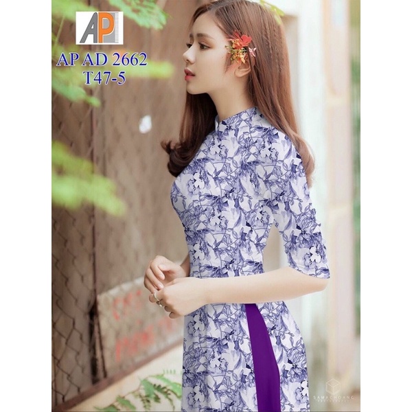 Vải áo dài in hoa