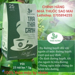 [Chính Hãng] 1 bịch trà thìa canh (25 túi lọc x 5g) Thái Hưng 100% tự nhiên