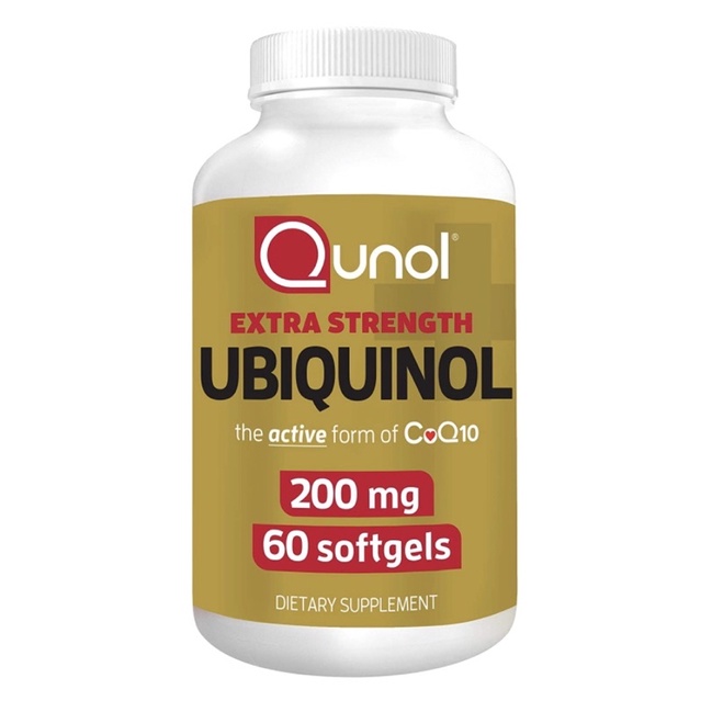 Viên uống bổ tim,hỗ trợ vận động nhanh, tăng cường sk Qunol Ubiquinol CoQ10 200mg 60 viên USA