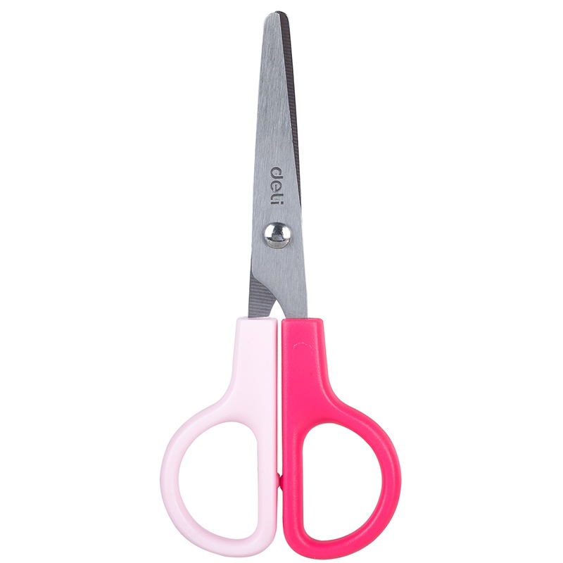 Kéo cắt DELI E6021 120mm màu sắc ngẫu nhiên dành cho trường học