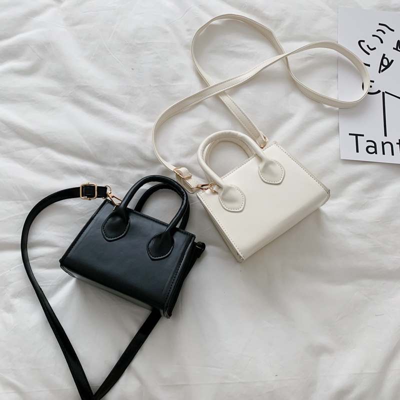 Túi đeo chéo vai hình vuông IELGY nhỏ xinh thời trang phương tây Hàn Quốc cho phái nữ