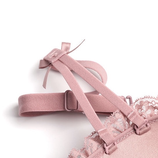 Áo lót nữ không gọng mút dày 2 cm quây ngang viền ren cute dễ thương công chúa - AL007