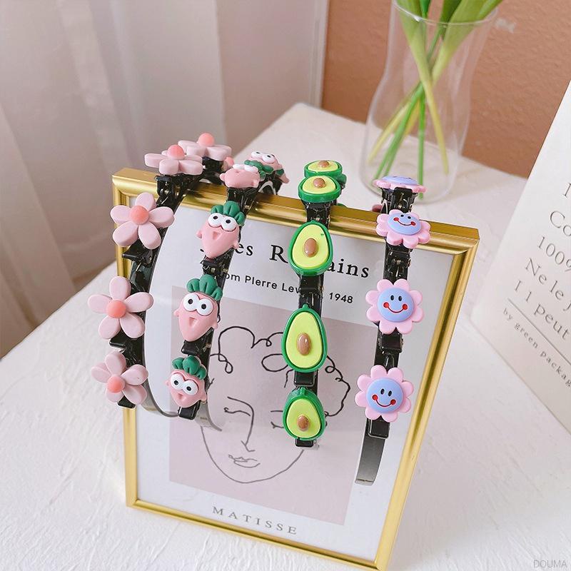 Cài tóc hình hoa/hoạt hình phong cách Hàn Quốc dễ thương cho bé gái