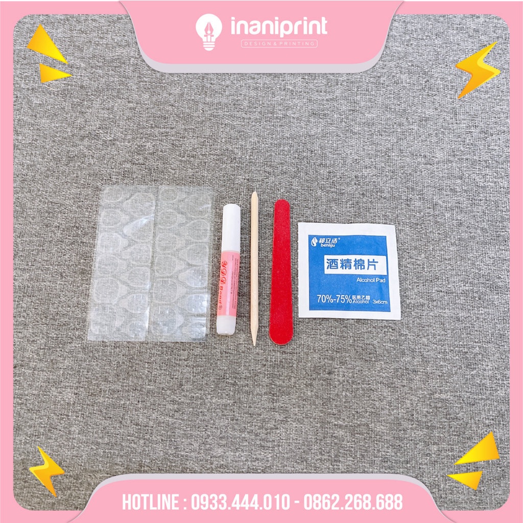 Bộ Dụng Cụ Tháo/gắn Móng Giả - Kit Tháo/gắn Móng Giả Đi Kèm Nail Box