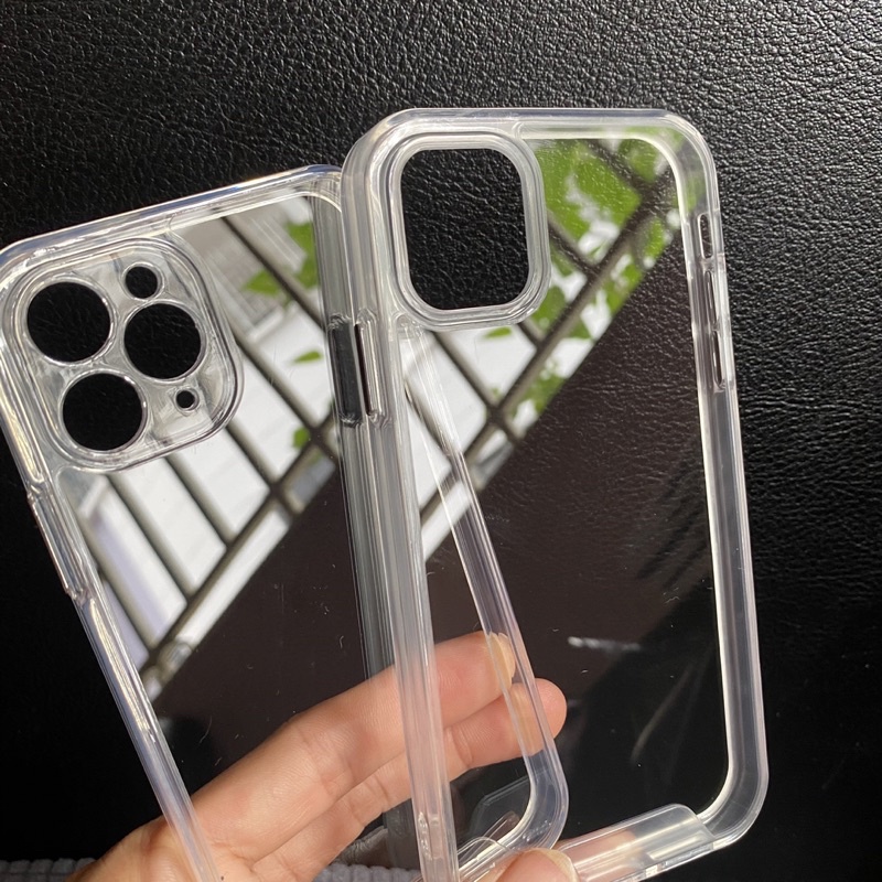 ốp lưng trong suốt viền vuông đủ dòng x đến 13promax