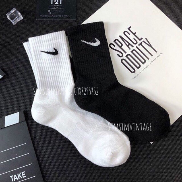 TẤT CAO CỔ NAM THỂ THAO NIKE - VỚ Nam cao cổ das Nike đá bóng chất đẹp cotton