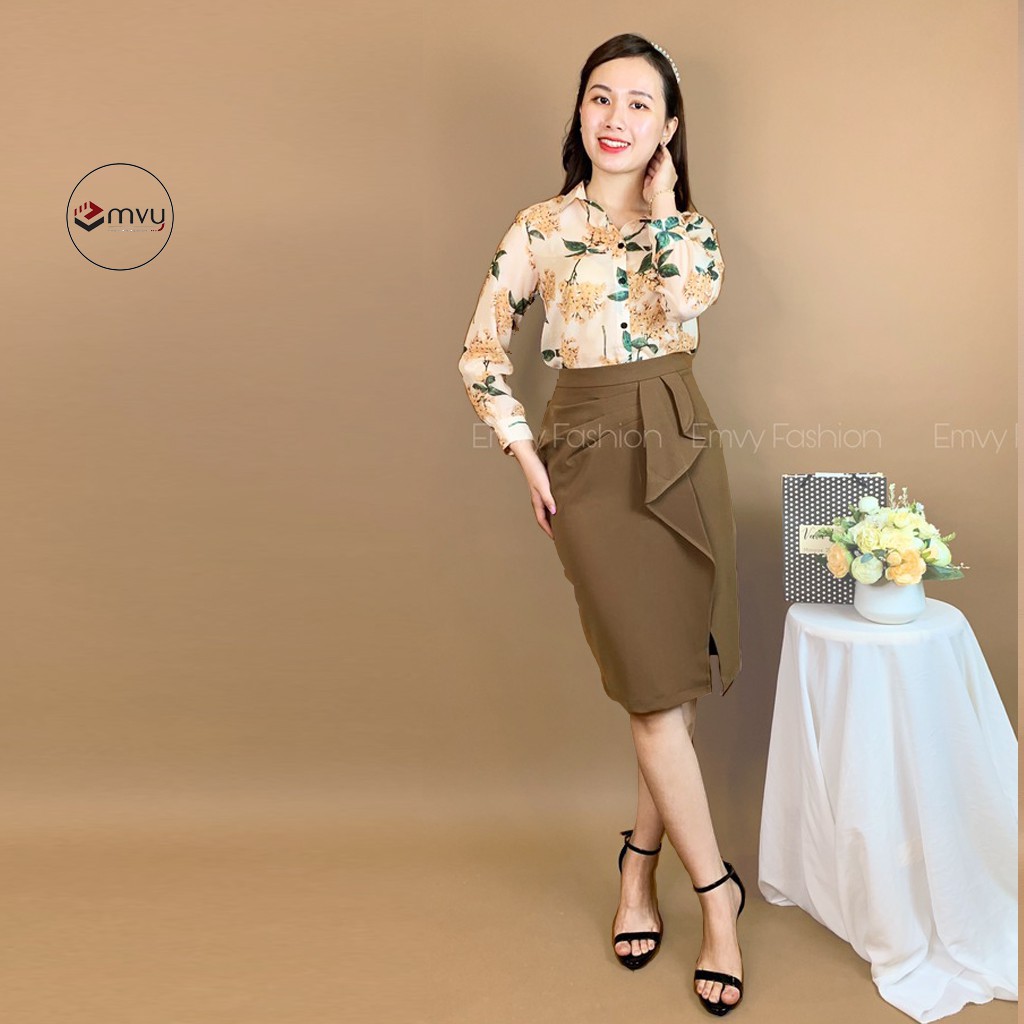 Chân Váy Thiết Kế Tuyết Mưa Xẻ Đùi EMVY - CV5 | BigBuy360 - bigbuy360.vn