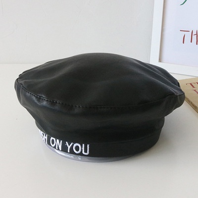 Mũ beret da PU phong cách Hàn Quốc thời trang thu đông cho nữ