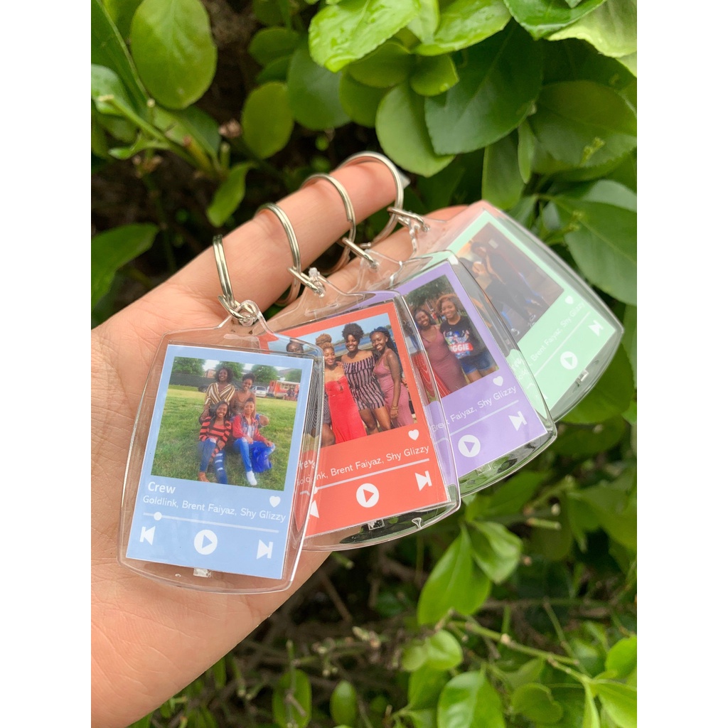 Móc khóa handmade lời bài hát Spotify theo yêu cầu nha