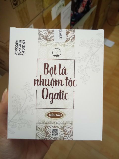 BỘT LÁ NHUỘM TÓC OGATIC: NHUỘM TÓC AN TOÀN TỪ BỘT LÁ MÓNG, LÁ CHÀM