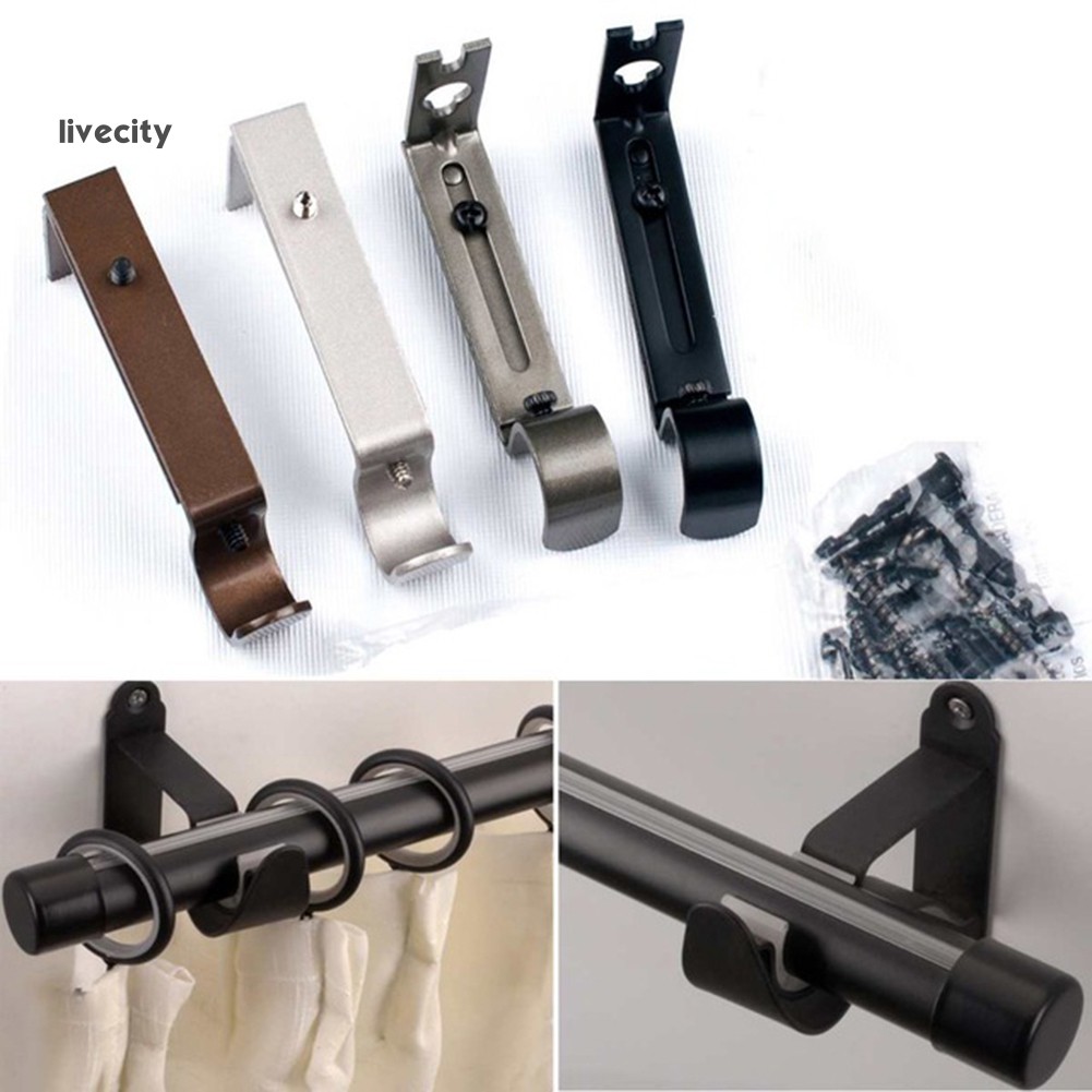 Giá đỡ treo thanh rèm cửa bằng sắt tiện dụng và bền