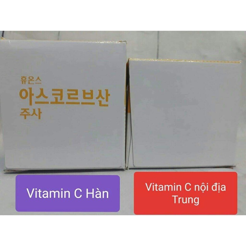 Vitamin C Ascorbic Hàn Quốc VitaminC Hàn Hộp 50 Serum