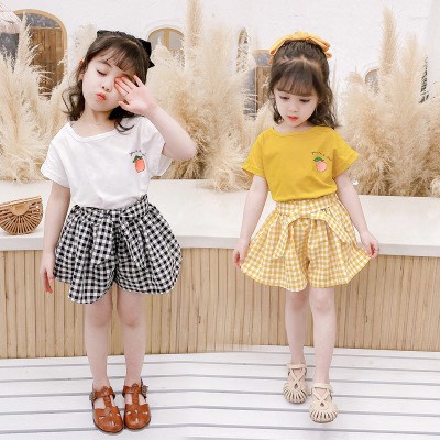 [CÓ QUÀ] Set Bé Gái SABAKIDS Áo Cotton Quần Váy Chất Thô Sành Điệu Xinh Xắn Từ 7-20 Ký