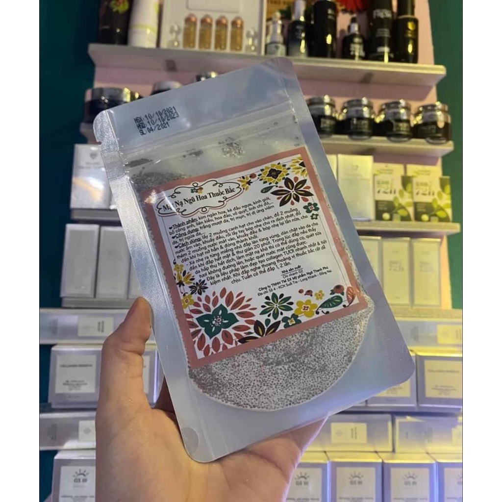 Mặt nạ hạt ngũ hoa nguyên chất cấp ẩm, làm trắng da, chống lão hóa 100g SAN21